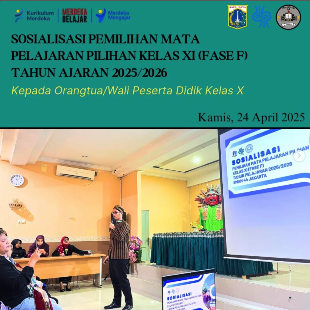 Sosialisasi Pemilihan Mata Pelajaran Pilihan Fase F Tp 2024-2025